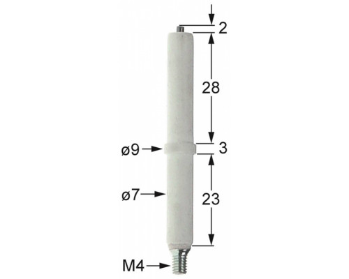 Электрод зажигания 196.102314 service parts uni