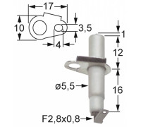 Электрод зажигания 196.102326 service parts uni