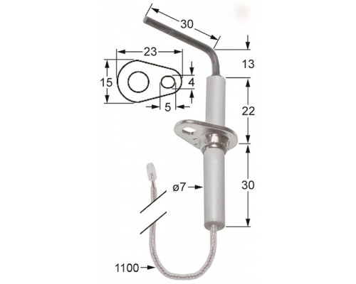 Электрод зажигания 196.102335 service parts uni