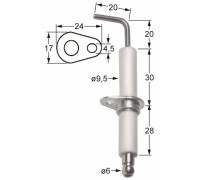 Электрод зажигания 196.102361 service parts uni