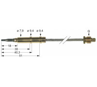 Термоэлемент к газовому крану 196.102431 service parts uni