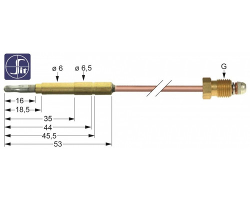 Термоэлемент 465.102574 universal parts 