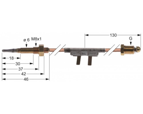 Термоэлемент 465.102651 universal parts 