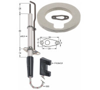 Электрод зажигания 196.102883 service parts uni