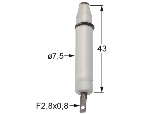 Электрод зажигания 196.102965 service parts uni