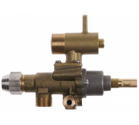 Кран газовый с выходом для дюзы (без дюзы) M18x1.5 (труба-12 мм) EGA (аналог)