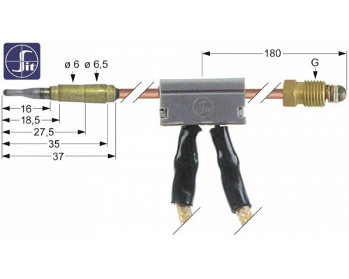 Термоэлемент к газовому крану SIT 196.107262 service parts uni