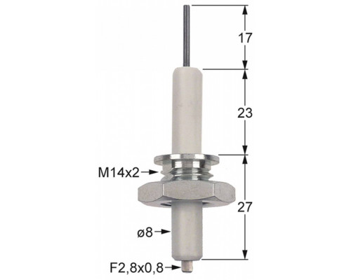 Электрод зажигания 196.107282 service parts uni