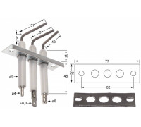 Электрод зажигания 196.107306 service parts uni
