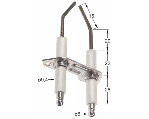 Электрод зажигания 196.107353 service parts uni