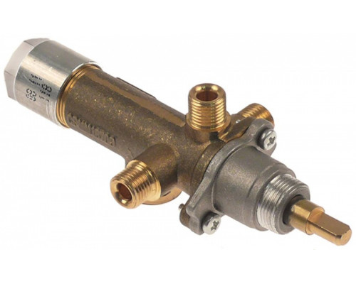 Кран газовый вход M10x0.75 выход 2x M10x1 CPMM18700 COPRECI