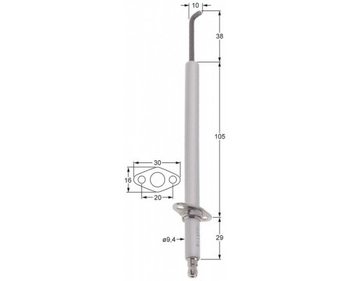 Электрод зажигания 196.109111 service parts uni