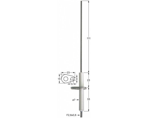 Электрод зажигания 196.400172 service parts uni