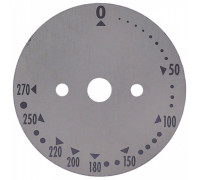 Шкала термостата круглая 0-270°C для печи GARBIN, арт. DIS006